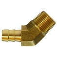 thumbnail image 1 of Midland Industries 32115 0.62 x 0.37 in. Hose Barb x MIP 45 deg Elbow, 1 of 1