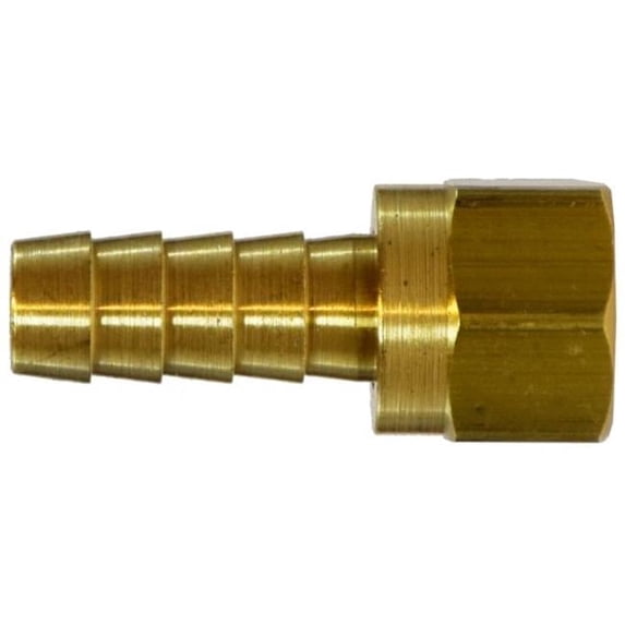 Midland Industries 32338SS 0.75 x 0.75 in. Hose Barb x FJIC 316 Stainless Steel Swivel
