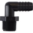 thumbnail image 1 of Midland Industries 33048P 0.5 x 0.25 Hose Barb x MIP Polypropylene Elbow, 1 of 1