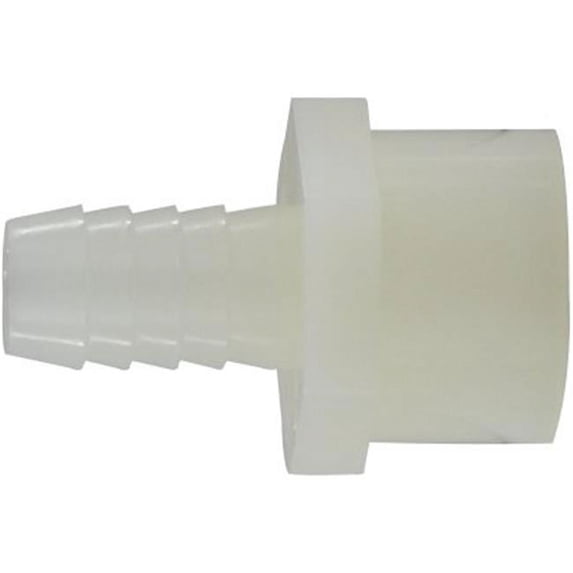 Midland Industries 33068W 0.62 x 0.5 in. Barb x FIP Nylon Adapter