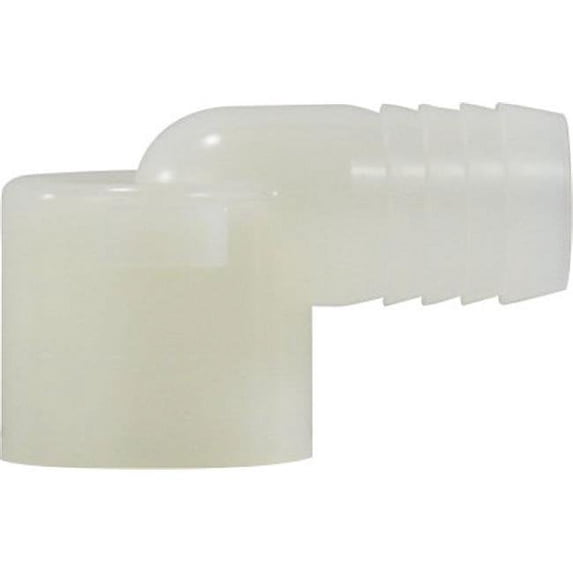 Midland Industries 33345W 0.75 x 0.5 in. Barb x FIP Nylon Elbow