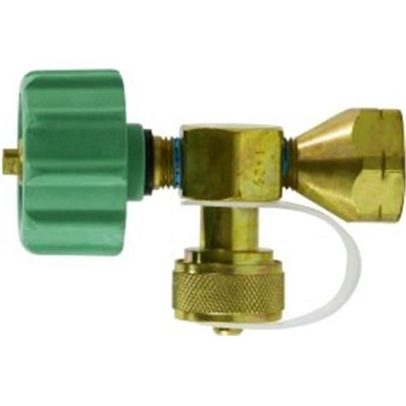 Midland Industries 34174 1-20 QCC1 x Female POL with Male Cylinder Thread Tee