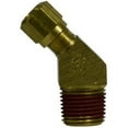 thumbnail image 1 of Midland Industries 38157 0.5 x 0.25 in. Nylon Air Brake x MIP 45 deg Elbow, 1 of 1