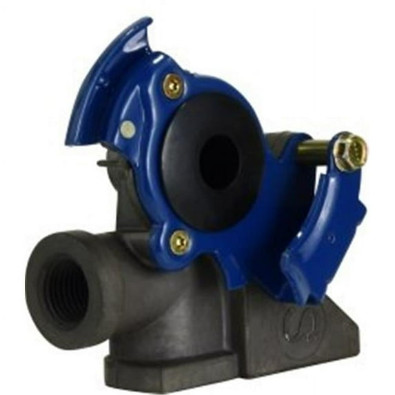 Midland Industries 39830 0.37 in. Aluminum Plated 37 deg Angle Service Gladhand