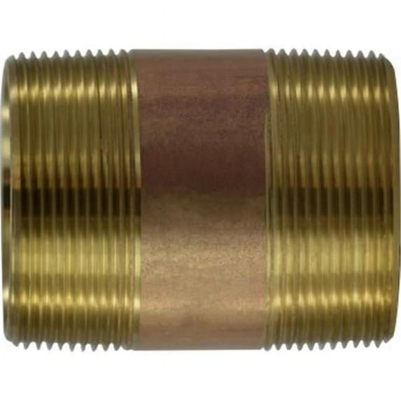 Midland Industries 40162 2 x 3 in. Red Brass Nipple