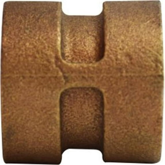 Midland Industries 43417 1.5 in. Extra Heavy Coupling, Bronze
