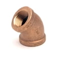 thumbnail image 1 of Midland Industries 44190DLF 3 in. Lead Free 45 deg Brass Elbow, 1 of 1