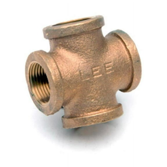 Midland Industries 44391DLF 0.25 in.  Brass Cross
