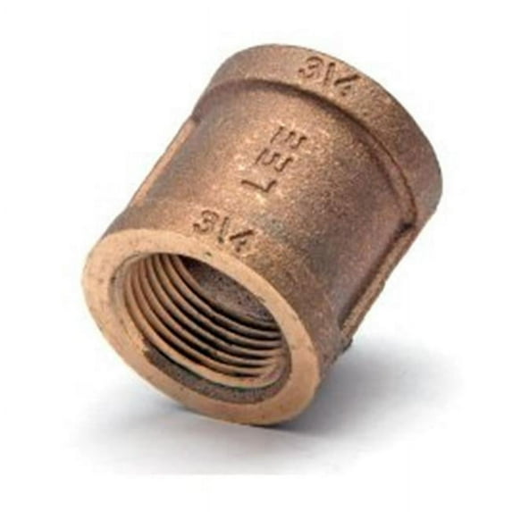 Midland Industries 44450DLF 1.5 x 1.25 in. Rough Brass Red Couplings & Reducing Couplings