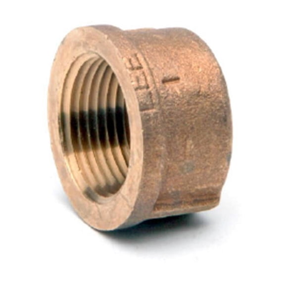 Midland Industries 44475DLF 1 Lead Free Red Brass Cap