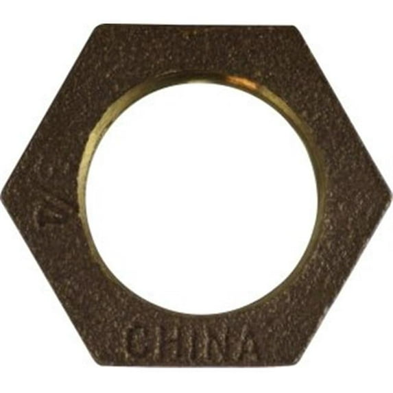 Midland Industries 44705 1 in. Bronze Hex Locknut