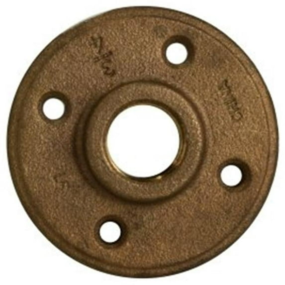 Midland Industries 44785LF 2 in. Brass Floor Flange