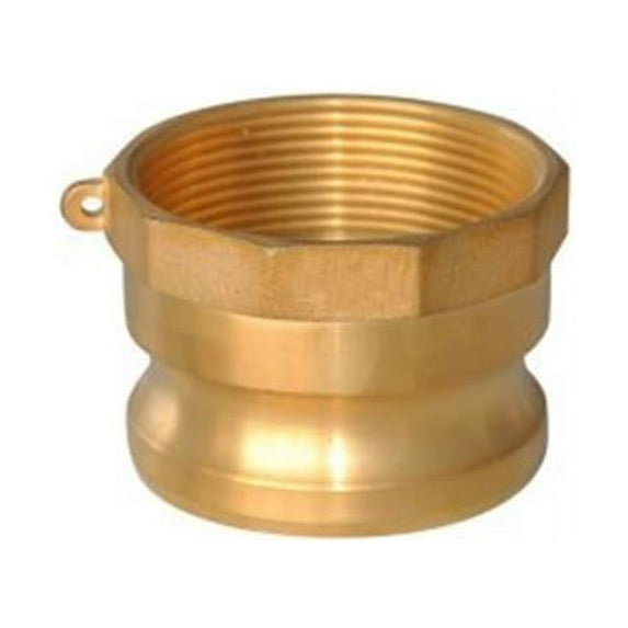 Midland Industries 44916 2.5 in. M- ADP x FIP Type A Brass Adapter