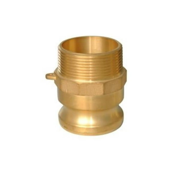 Midland Industries 44963 1.25 in. M-ADP x MIP Type F Brass Adapter