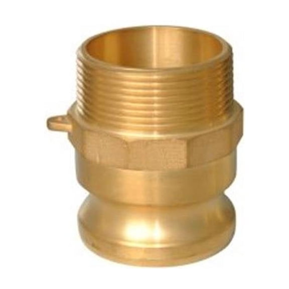 Midland Industries 44967 3 in. M- ADP x MIP Type F Brass Adapter