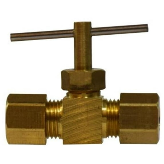 Midland Industries 46023 0.37 Compression x Compression Needle Valve