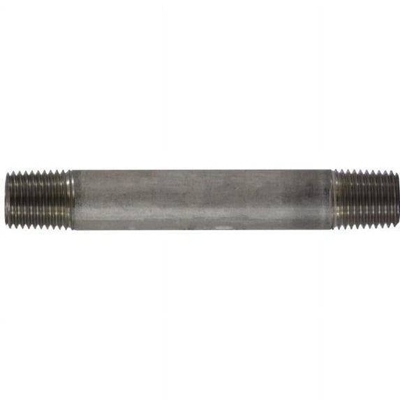 Midland Industries 48020 0.25 in. dia. x Close 304 Stainless Steel Nipple