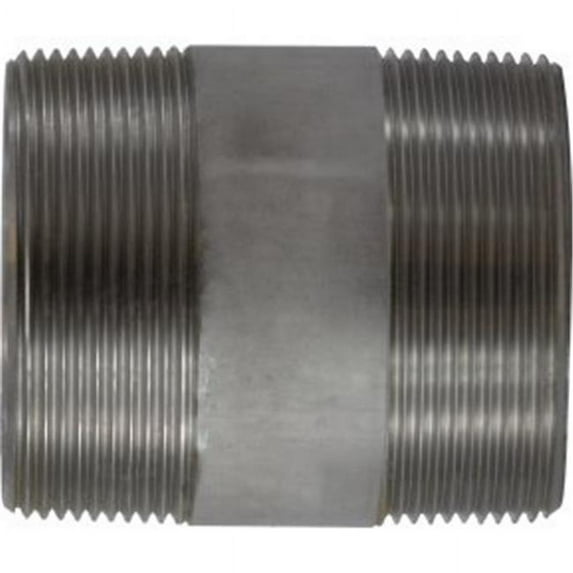 Midland Industries 48202 3 in. dia. x 3.5 in. Weld 304 Stainless Steel Nipple