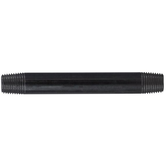 Midland Industries 57025 0.25 in. dia. x 3.5 in. Black Steel Nipple