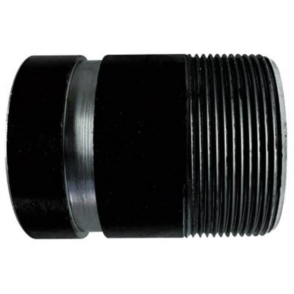 Midland Industries 57222TV 4 x 3 in. Schedule 40 Thread x Groove Black Nipples