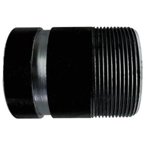 Midland Industries 57229TV 4 x 8 in. Schedule 40 Thread x Groove Black Nipples