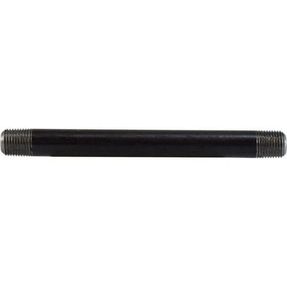 Midland Industries 59008SMLS 0.12 x 4.5 in. XH Schedule 80 Seamless Black Nipple