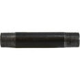 thumbnail image 1 of Midland Industries 59072SMLS 0.5 in. Dia. x 8 in. Schedule 80 Seamless Black Nipple, 1 of 1