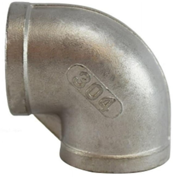 Midland Industries 62109 2.5 304 Stainless Steel Elbow
