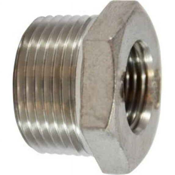 Midland Industries 62535 2.5 x 2 in. Male x Female 304 Stainless Steel Hex Bushing