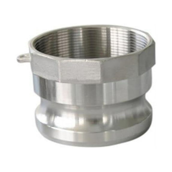 Midland Industries 63914 1.5 Stainless Steel Male Adapter x Female Type A Cam & Groove