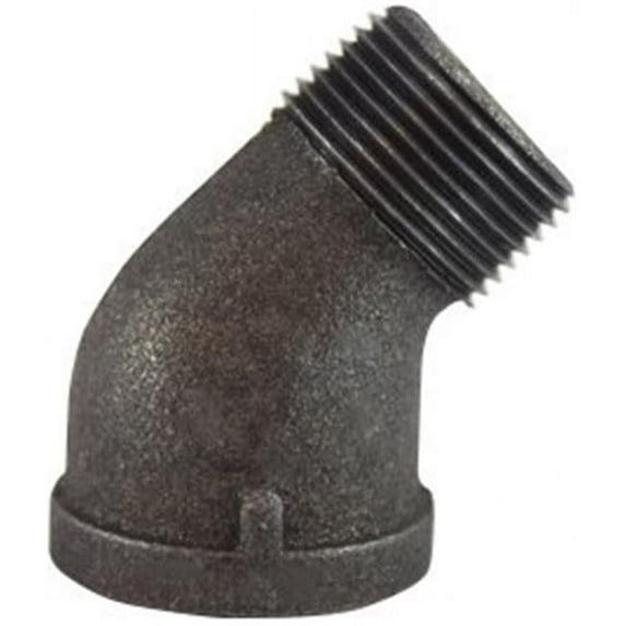 Midland Industries 65205 1 in. 45 deg Street Elbow, Black