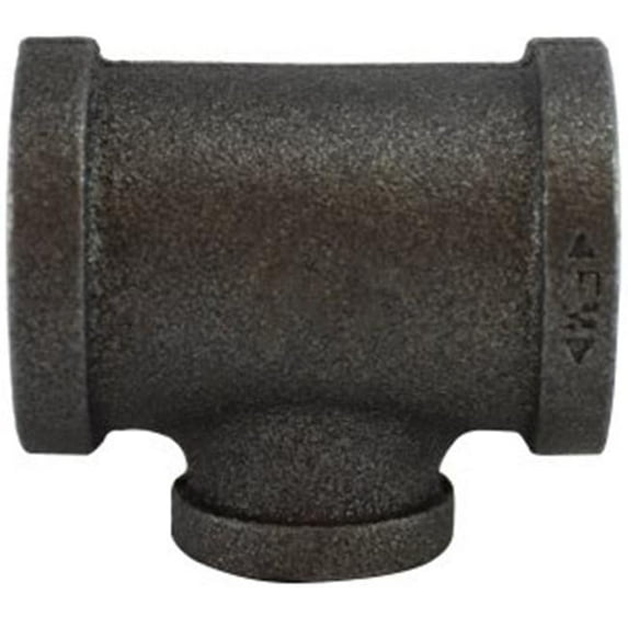 Midland Industries 65328 2 x 0.75 in. Reducing Branch Tee, Black