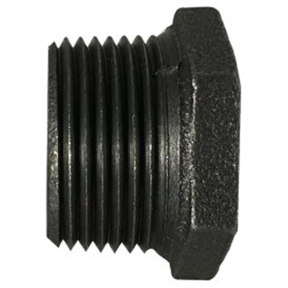 Midland Industries 65518 1.25 x 1 in. Male x Female Hex Bushing, Black