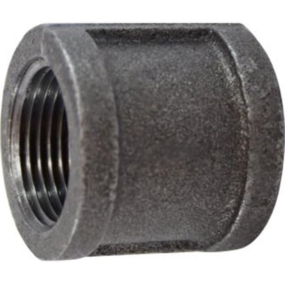 Midland Industries 65577 1.5 Right & Left Malleable Coupling, Black