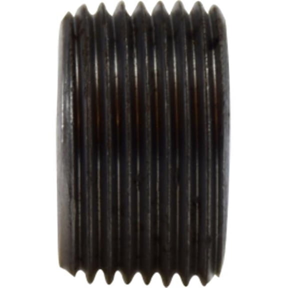 Midland Industries 65637 1.5 Square Socket Countersunk Malleable Plug, Black
