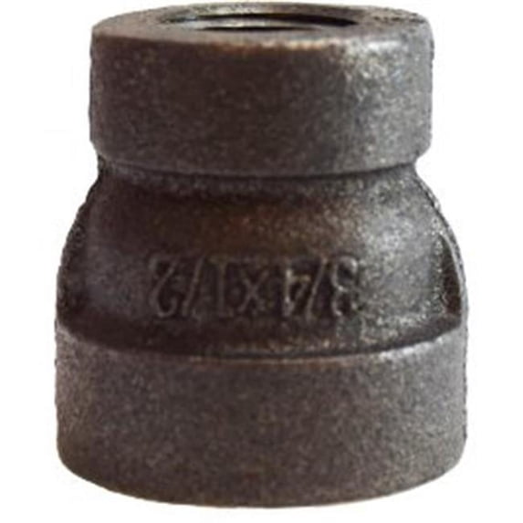 Midland Industries 68452 2 x 1 300 PD Galvanized Malleable Reducing Coupling