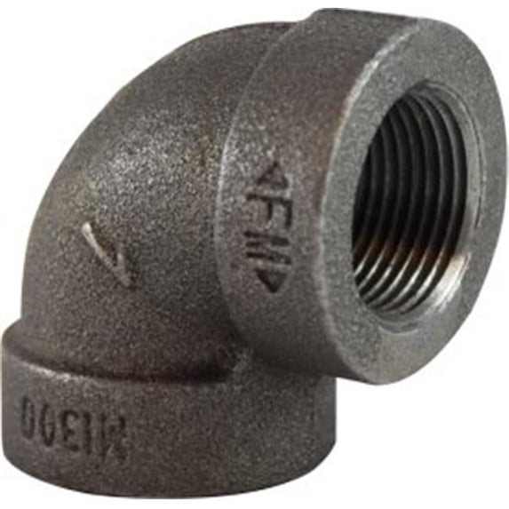 Midland Industries 69104 0.75 in. 300 PSI Black 90 deg Elbow