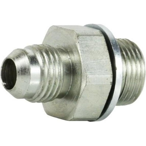Midland Industries 70021216 1.06-12 x 1-11 in. MJIC to BSPP Male Steel Connector