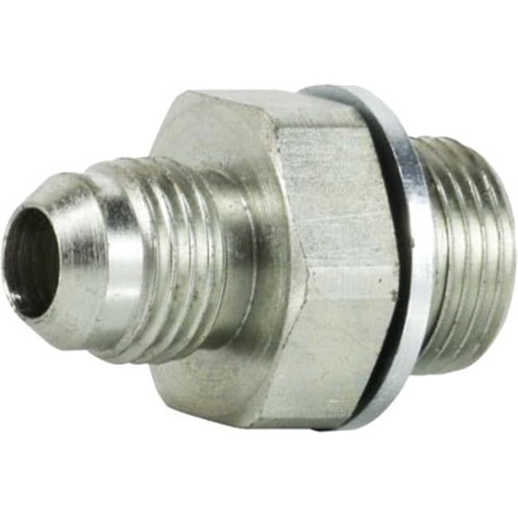 Midland Industries 700246 0.43-20 x 0.37 in. M JIC to BSPP Male Steel Connector