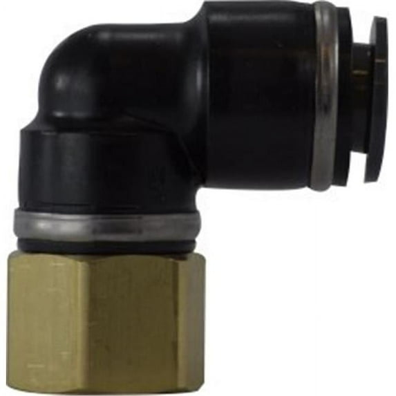 Midland Industries 700402SC 0.25 x 0.12 P-IN x FIP DOT Composite Body Push-in Female Elbow