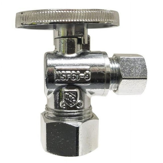 Midland Industries 746436 0.37 FIP x 0.37 in. Comp Lead Free Angle Supply Stops