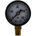 thumbnail image 1 of Midland Industries 80505 1.5 in. Face 0-160 psi 0.12 in. Lower Mount Dry Gauge Gauge, 1 of 1