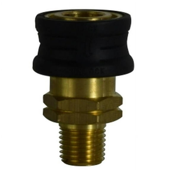 Midland Industries 86030RG 0.25 in. Molded Grip Male Rubber Grip Standard Quick Disconnect Coupler