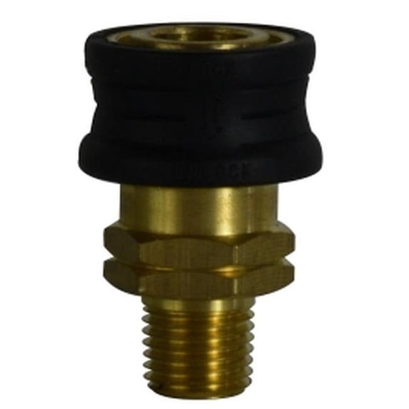 Midland Industries 86036RG 0.37 in. Molded Grip Male Rubber Grip Quick Disconnect Coupler