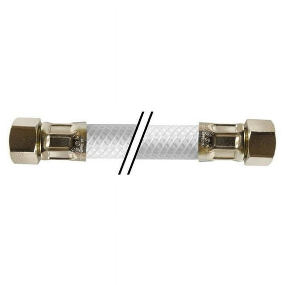 Midland Industries 920416 0.5 FIP x 0.5 FIP FIP Lead Free PVC Lavatory Connectors, 16 Piece