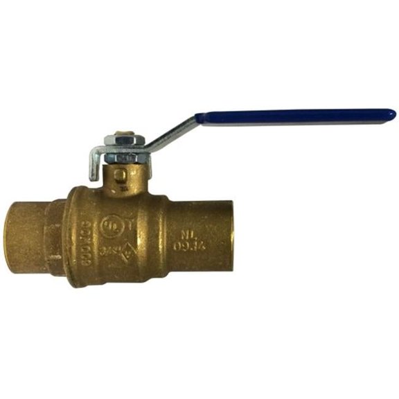Midland Industries 940217LF 2 in. Compression Full Port Ball Valve