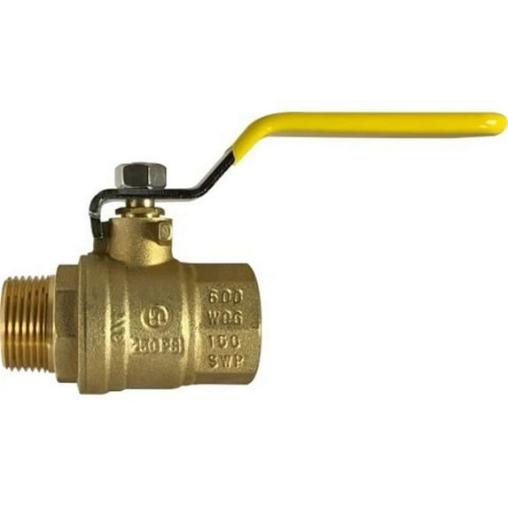 Midland Industries 948170 0.25 in. MIP x FIP MXF UL Full Port Ball Valve