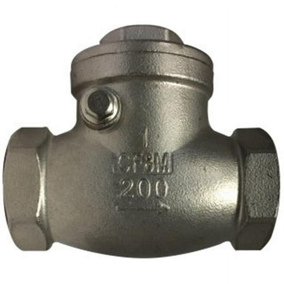 Midland Industries 949355 1 in. 316 Stainless Steel Swing Check Valve