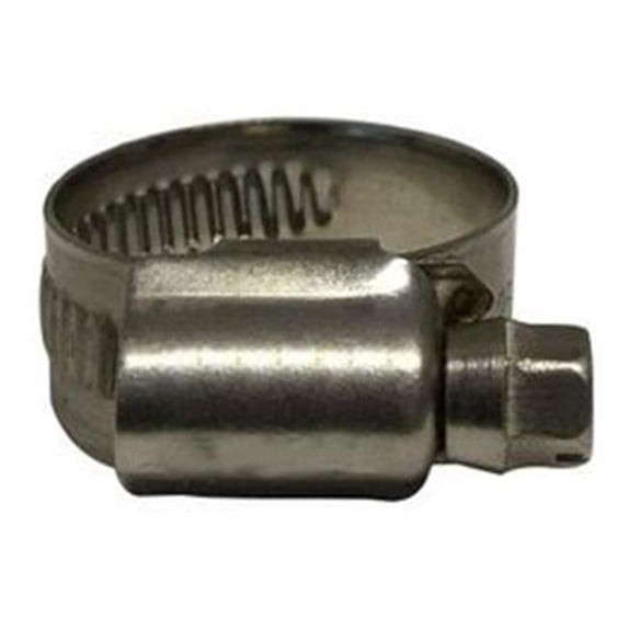Midland Industries 96032 0.78-1.26 in. 316 Stainless Steel Embossed Non-Perforated Worm Gear Clamps