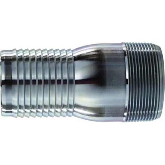 Midland Industries 973868 4 Hose x 3 NPT Barb x Male Pipe Plated Steel Hose Expander Nipple